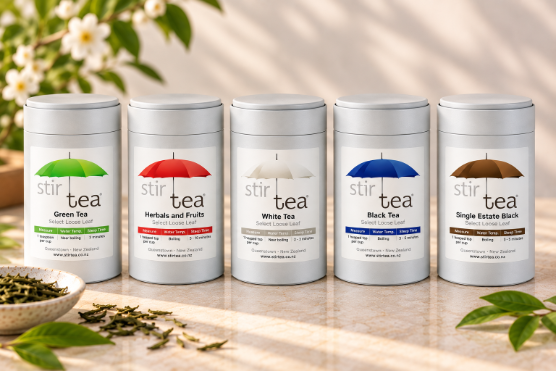 Stir Tea Caddies - Bone White