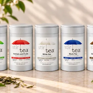 Stir Tea Caddies - Bone White